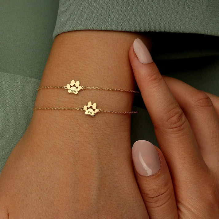 PULSERA CON HUELLA DE PERRO