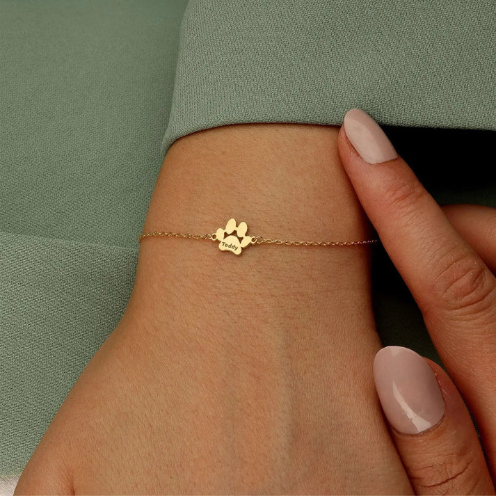 PULSERA CON HUELLA DE PERRO