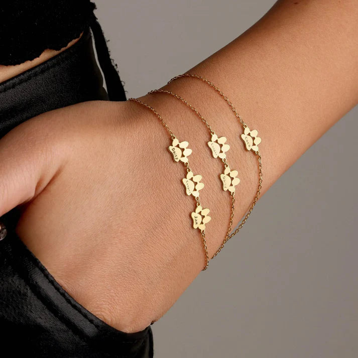 PULSERA CON HUELLA DE PERRO