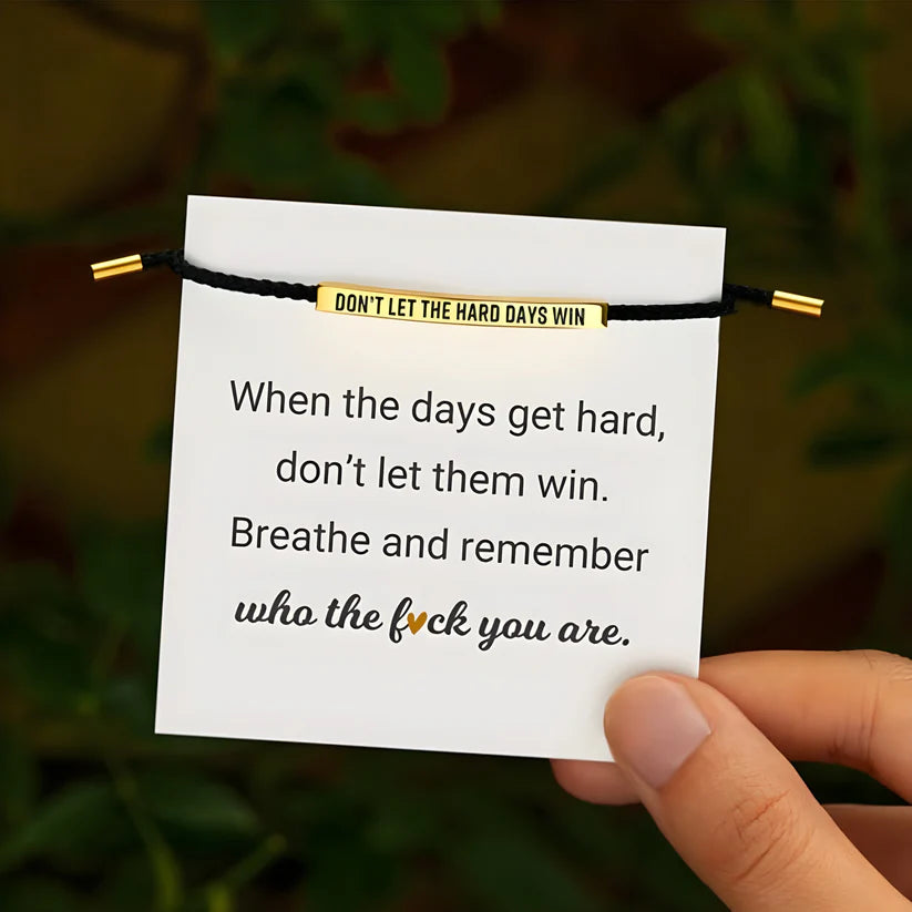 Pulsera motivacional para la autoconfianza y la fortaleza