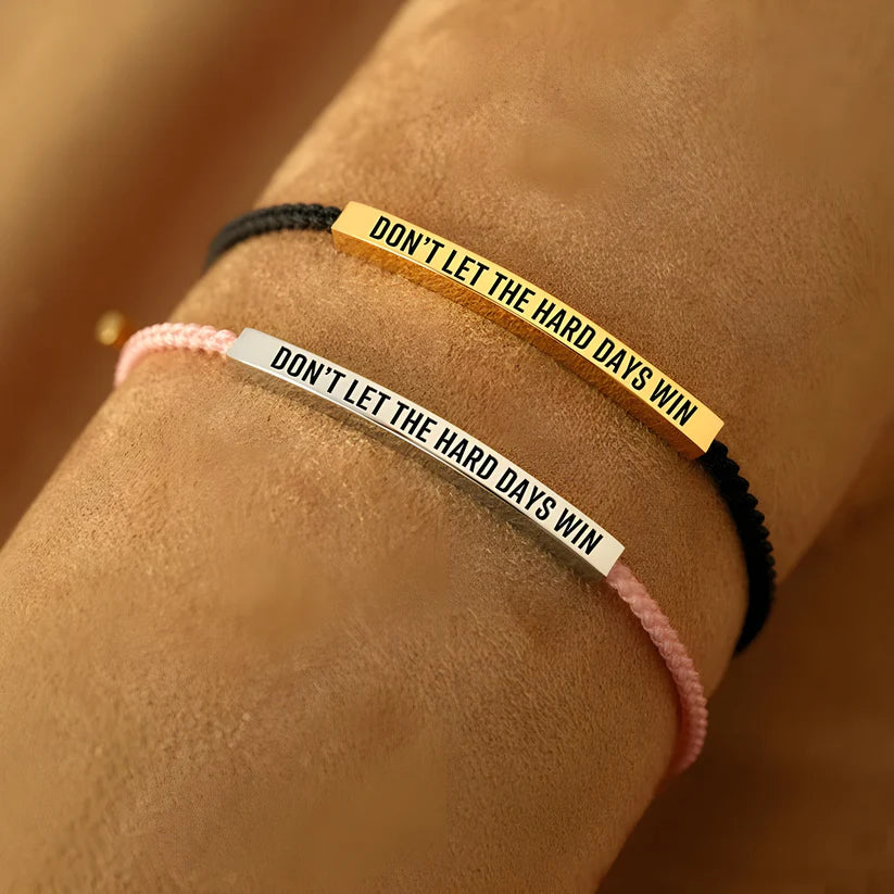 Pulsera motivacional para la autoconfianza y la fortaleza